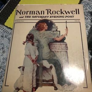 Norman Rockwell and the Saturday evening post 1928, 1943 book a poster covers is